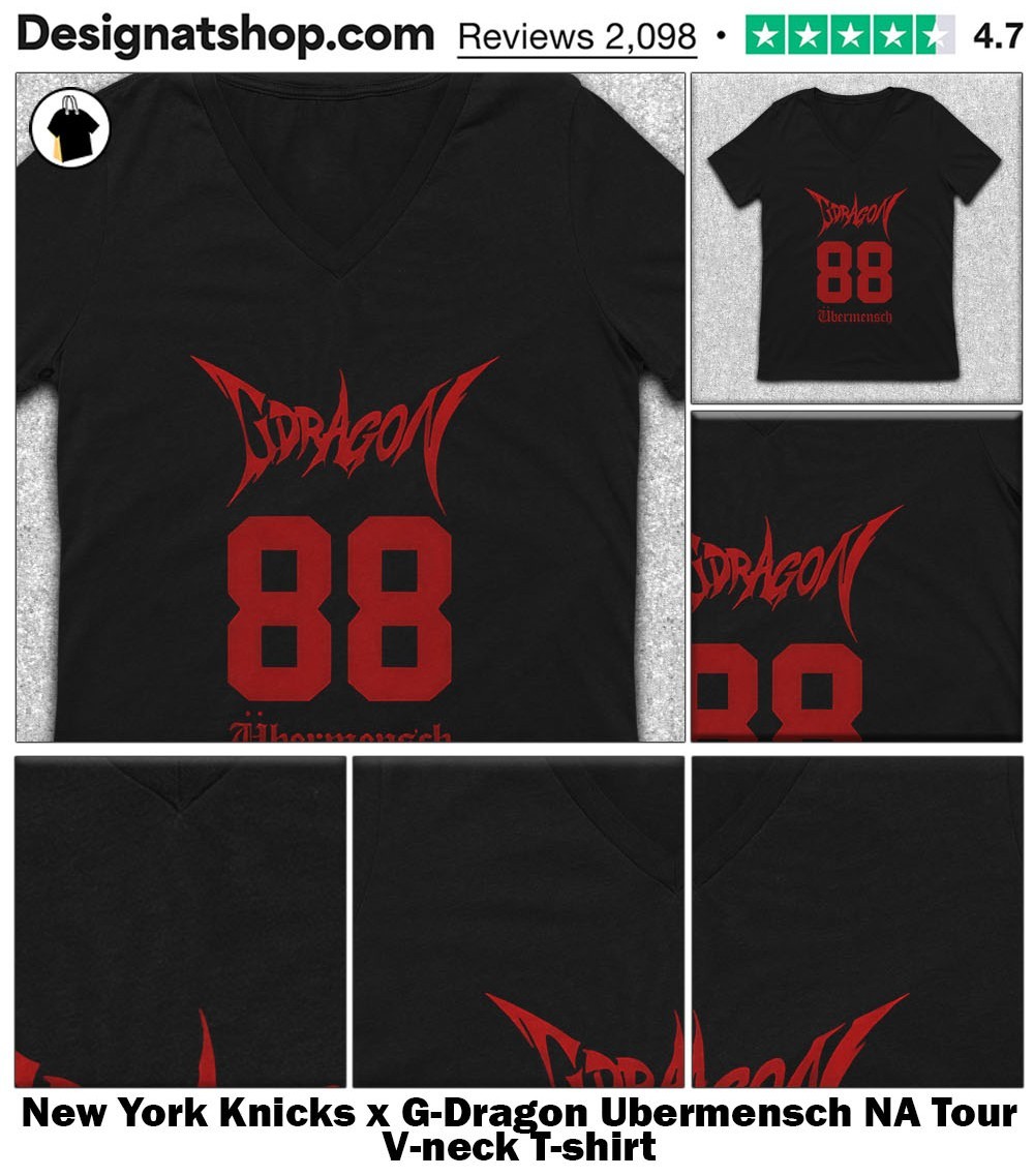 New York Knicks x G-Dragon Ubermensch NA Tour shirt, hoodie