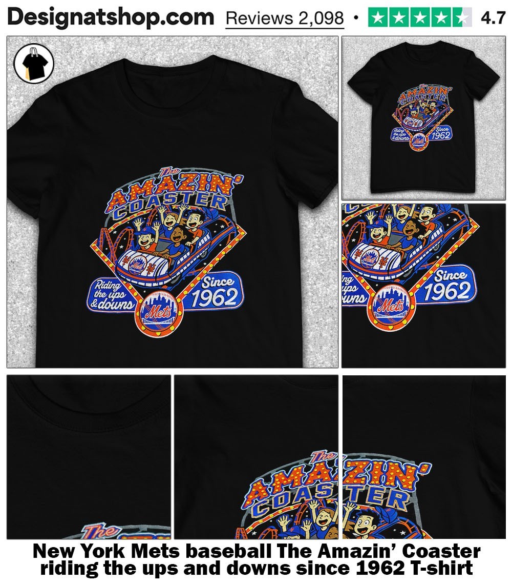 New York Mets baseball The Amazin' Coaster riding the ups