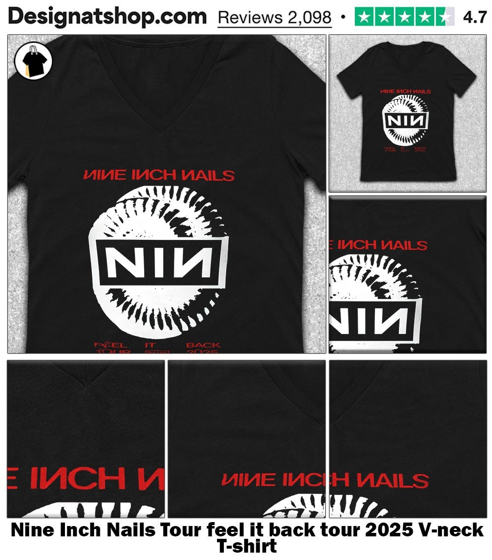 Nine Inch Nails TOUR 2025 Tシャツ Mサイズ Nine Inch Nails Peel It Back Tour 2025 T-shirt, size S-5XL