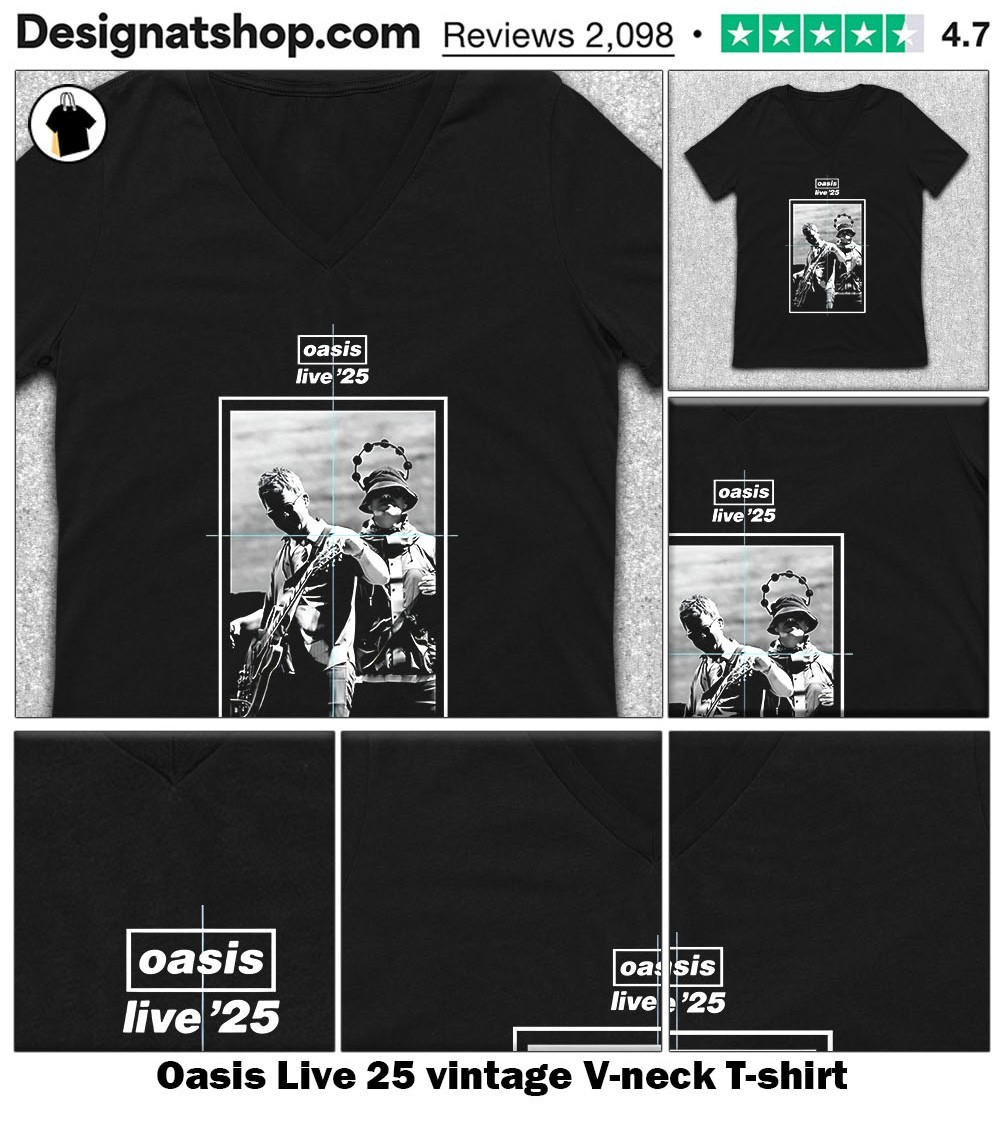 Oasis Live 25 vintage shirt, hoodie, sweater, long sleeve