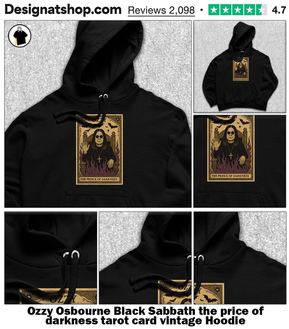 Ozzy Osbourne Black Sabbath the price of darkness tarot card