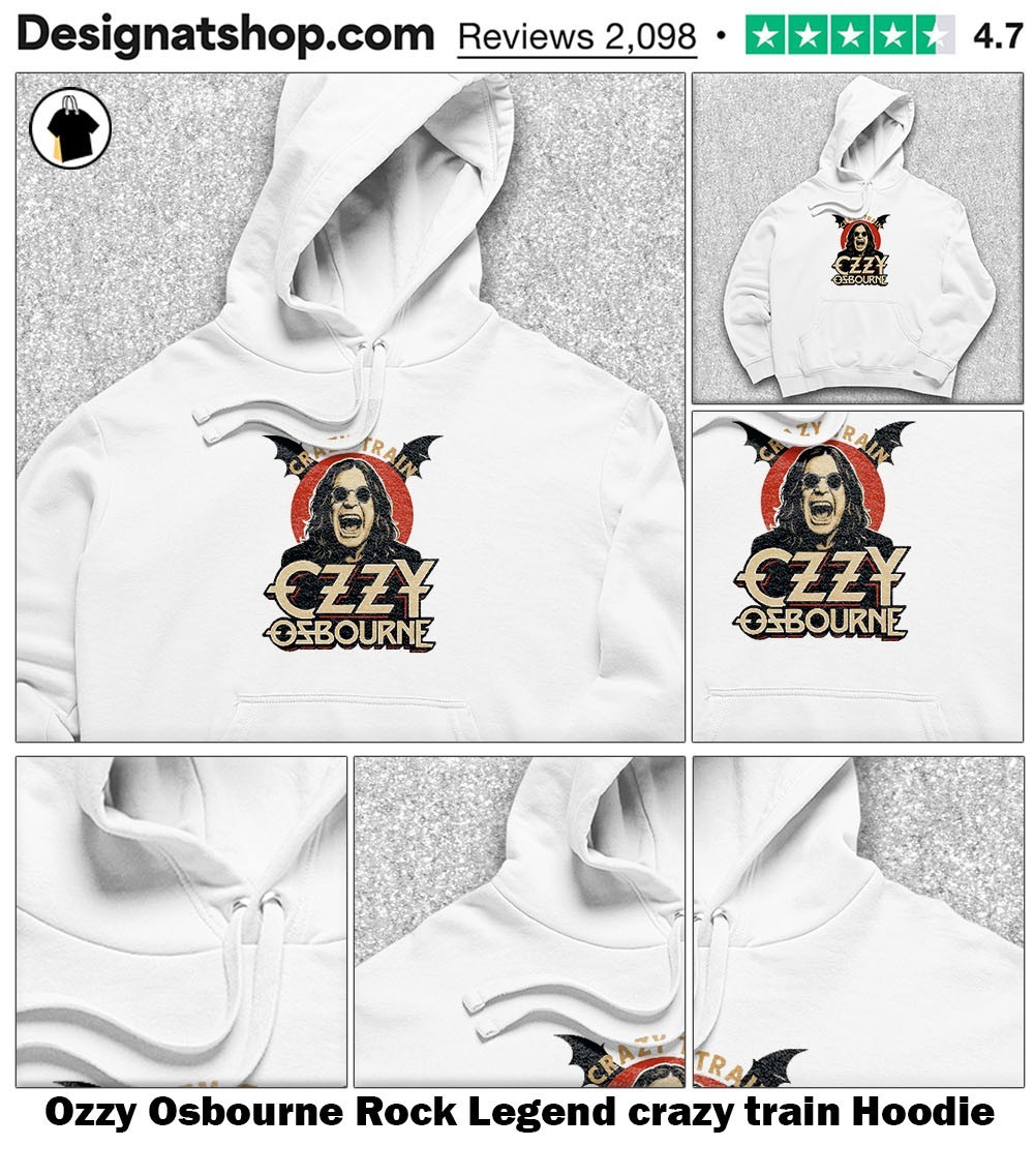 Ozzy Osbourne Rock Legend crazy train shirt, hoodie, sweater