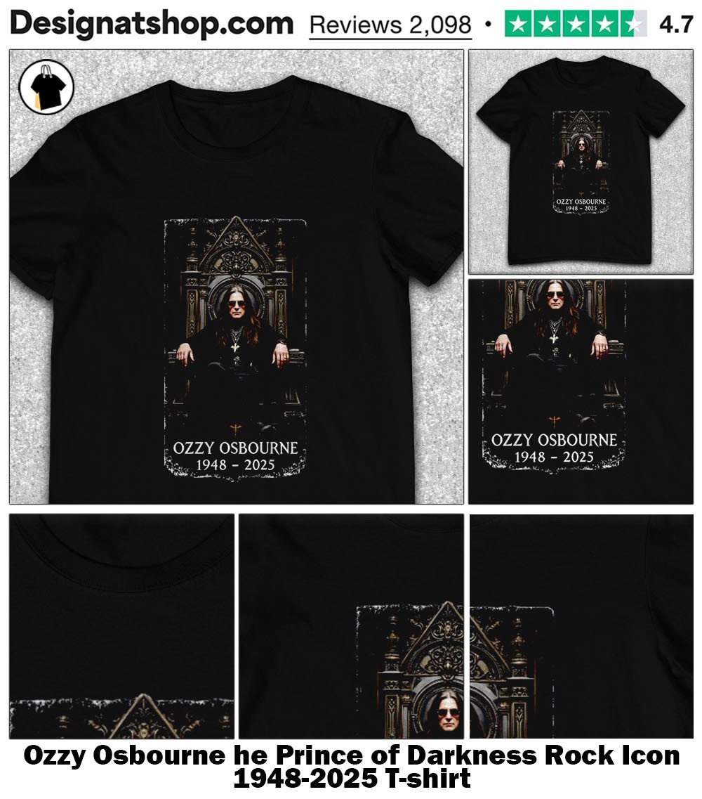 Ozzy Osbourne 1948-2025 Prince of darkness see you on the