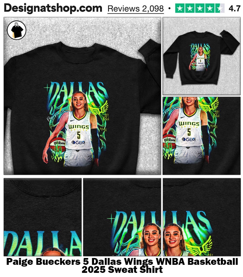 Paige Bueckers 5 Dallas Wings WNBA Basketball 2025 shirt
