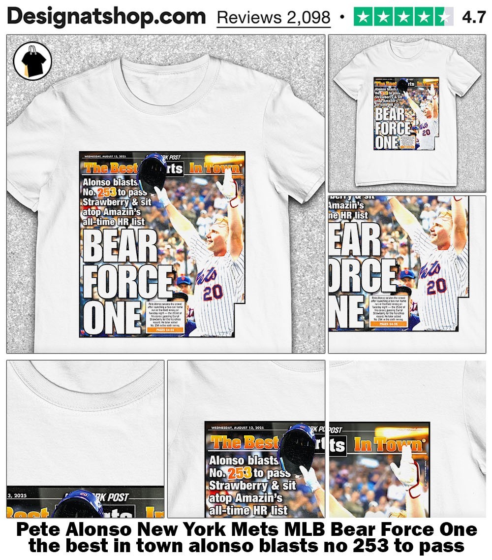 Pete Alonso New York Mets MLB Bear Force One the best in