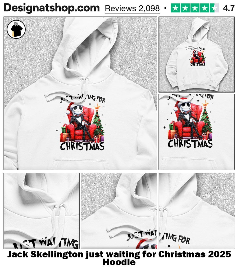 Jack Skellington just waiting for Christmas 2025 shirt, hoodie