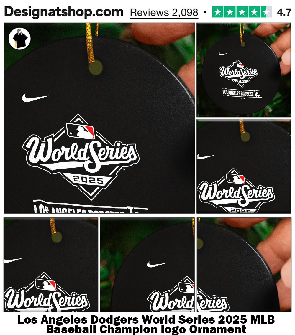 Los Angeles Dodgers World Series 2025 MLB Baseball Champion logo