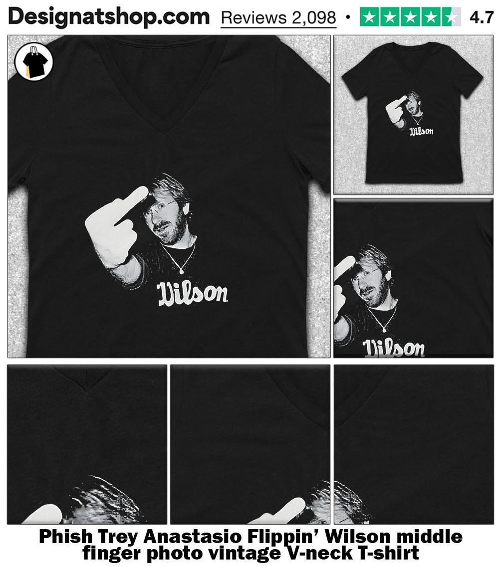 Phish Trey Anastasio Flippin' Wilson middle finger photo vintage