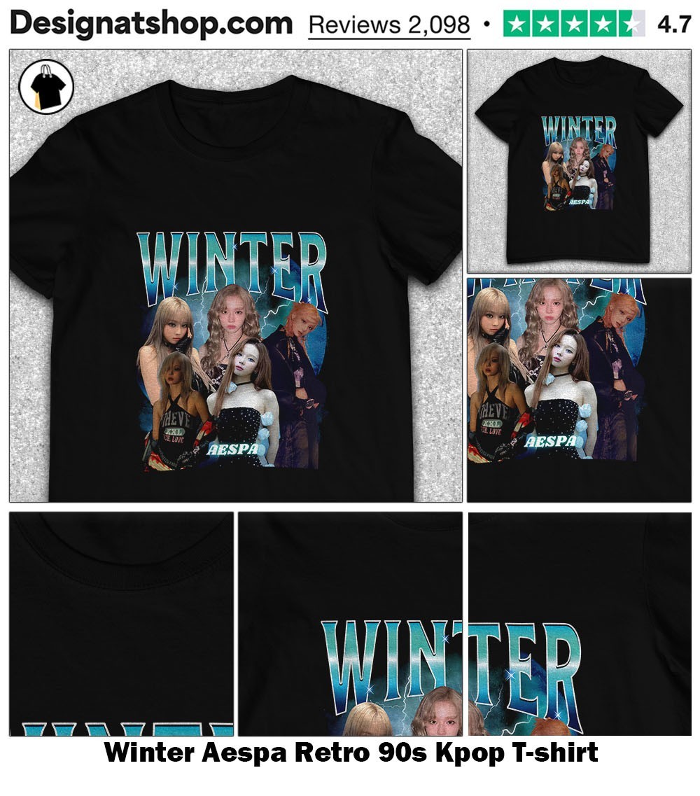 Winter Aespa Retro 90s Kpop shirt, hoodie, sweater, long sleeve